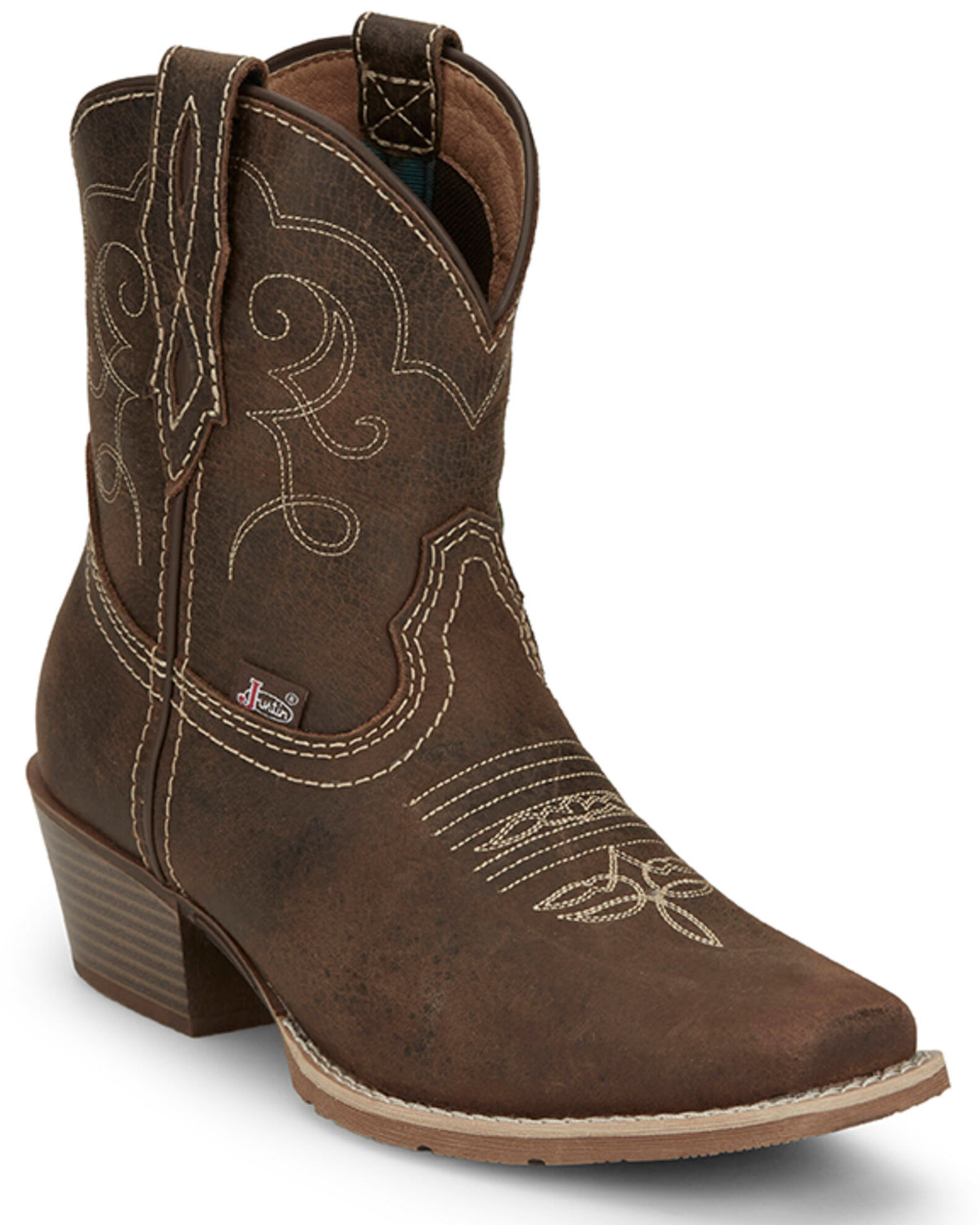 Justin Women s San Jose Western Booties Square Toe