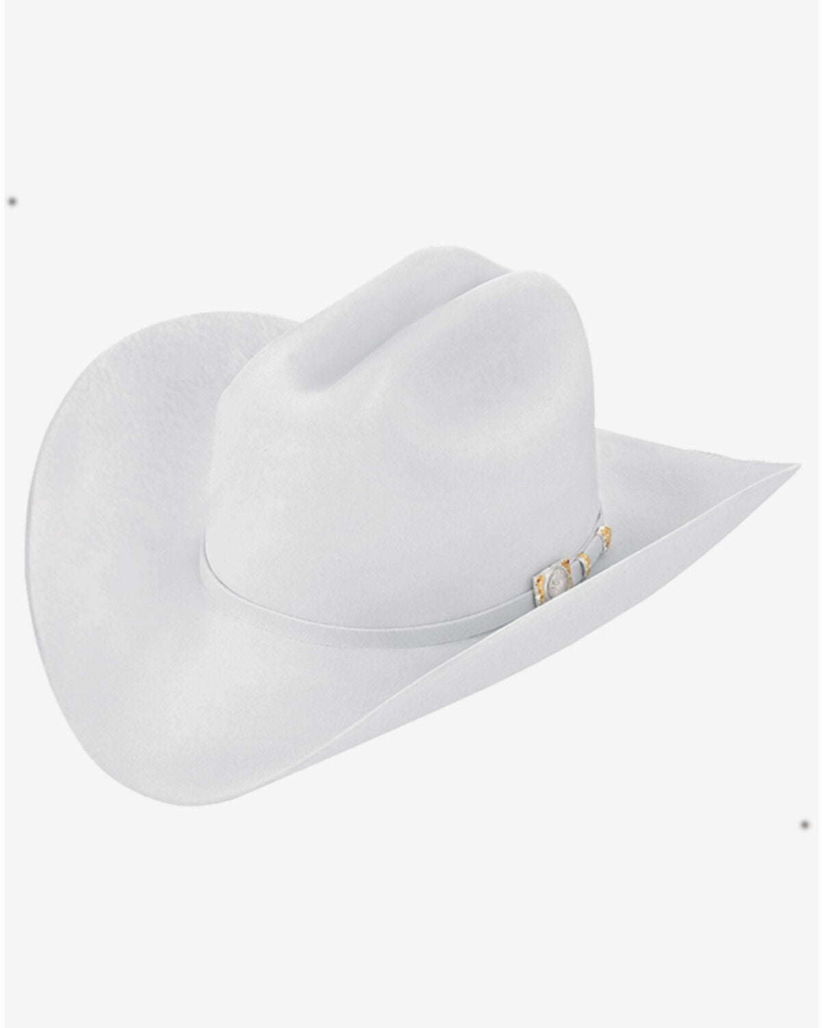Larry Mahan Independencia 100X Felt Cowboy Hat, White, hi-res