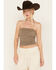 Image #1 - Free People Women's Love Letter Tube Top, Grey, hi-res