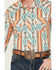 Image #3 - Rock & Roll Denim Men's Southwestern Long Sleeve Pearl Snap Western Shirt, Cream, hi-res