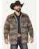 Image #1 - Rock & Roll Denim Men's Southwestern Sherpa Lined Shirt Jacket, , hi-res
