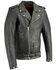 Image #2 - Milwaukee Leather Men's Classic Side Lace Concealed Carry Motorcycle Jacket - 5XTall, Black, hi-res