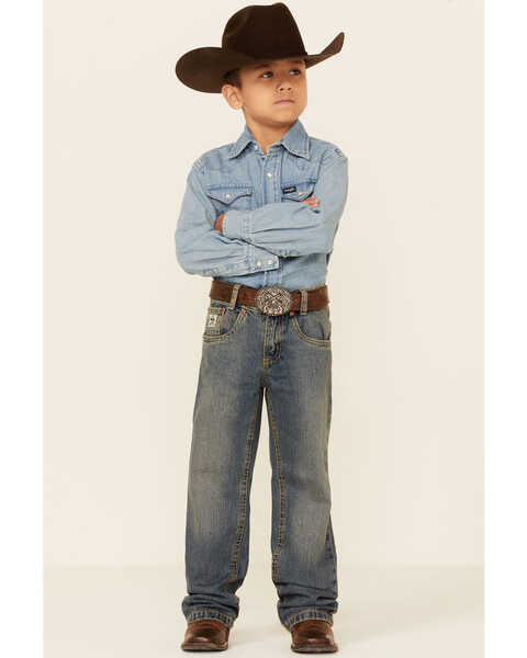 Image #1 - Cinch Little Boy's Low Rise Slim Fit Jeans, , hi-res