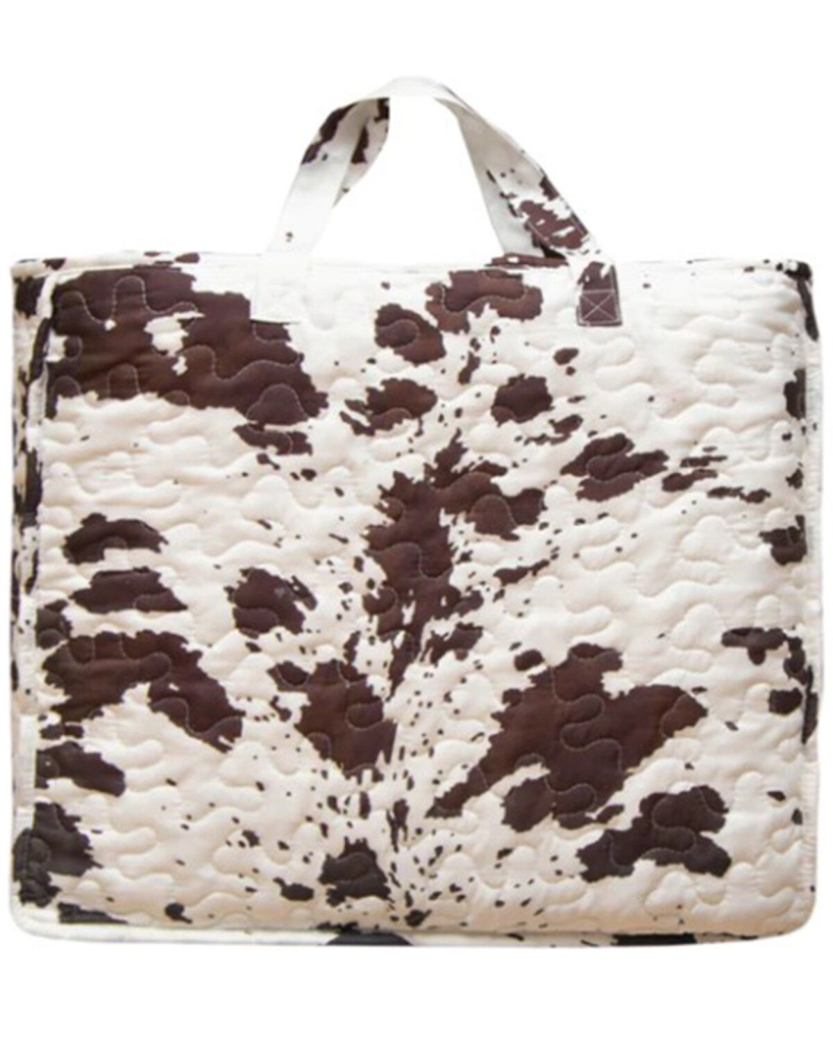 Image #4 - Wrangler Cowhide Quilt Set - King, Brown, hi-res