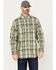 Image #1 - Carhartt Men's FR Force Loose Fit Twill Plaid Print Long Sleeve Button Down Work Shirt, , hi-res