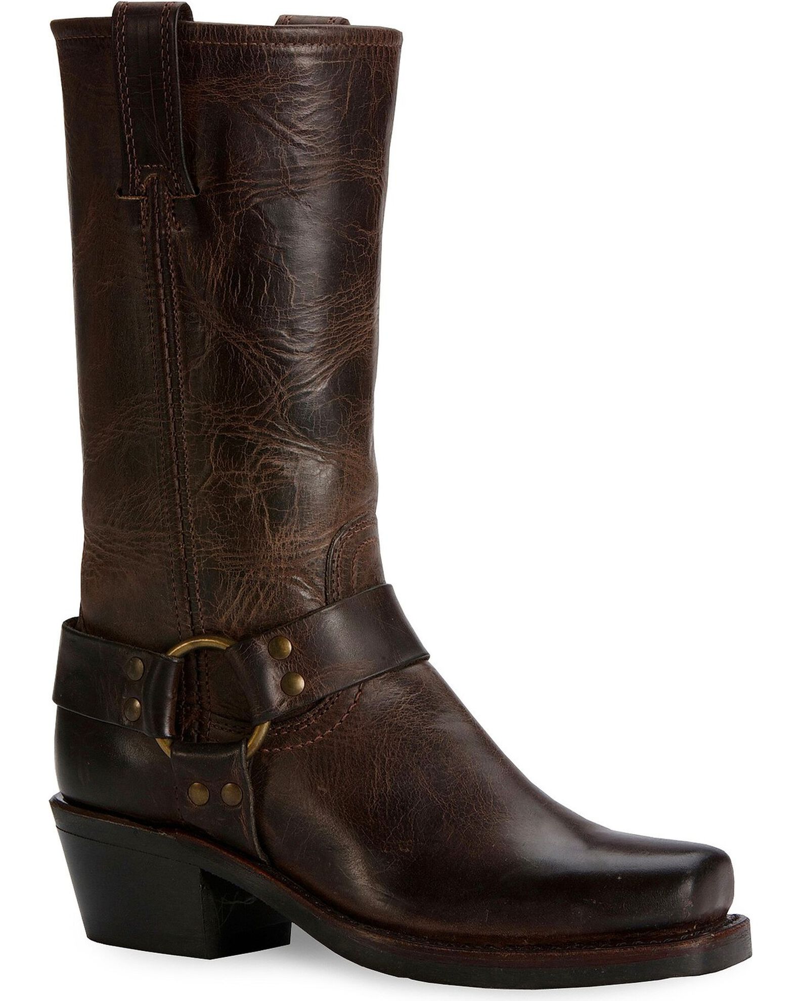 Product Name Frye Women s Harness Boots Square Toe