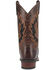 Image #4 - Laredo Women's Lockhart Studded Performance Western Boots - Broad Square Toe, Dark Brown, hi-res