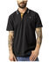 Image #2 - Kimes Ranch Men's El Capitan Short Sleeve Button-Down Polo Shirt, Black, hi-res