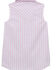 Image #2 - Wrangler Girls' Striped Sleeveless Pearl Snap Western Shirt, Pink, hi-res