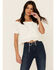 Image #1 - Miss Me Women's Eyelet Off-Shoulder Short Sleeve Crop Top, , hi-res