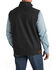 Image #3 - Cinch Men's Herringbone Textured Concealed Carry Bonded Vest, Charcoal, hi-res
