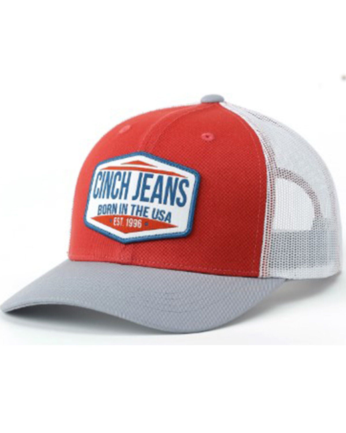 Image #1 - Cinch Men's Born in the USA Ball Cap, Purple, hi-res