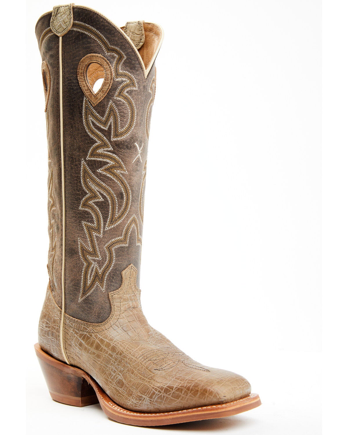 Twisted X Men's Buckaroo Western Boots, Brown, hi-res