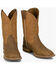 Image #3 - Justin Men's Rustle Performance Western Boots - Broad Square Toe, Rust Copper, hi-res