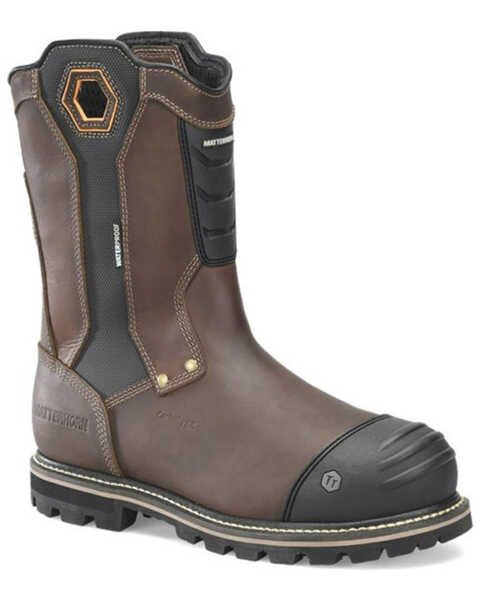 Double H Men's Matterhorn 10" Waterproof Boots - Carbon Toe, Brown, hi-res