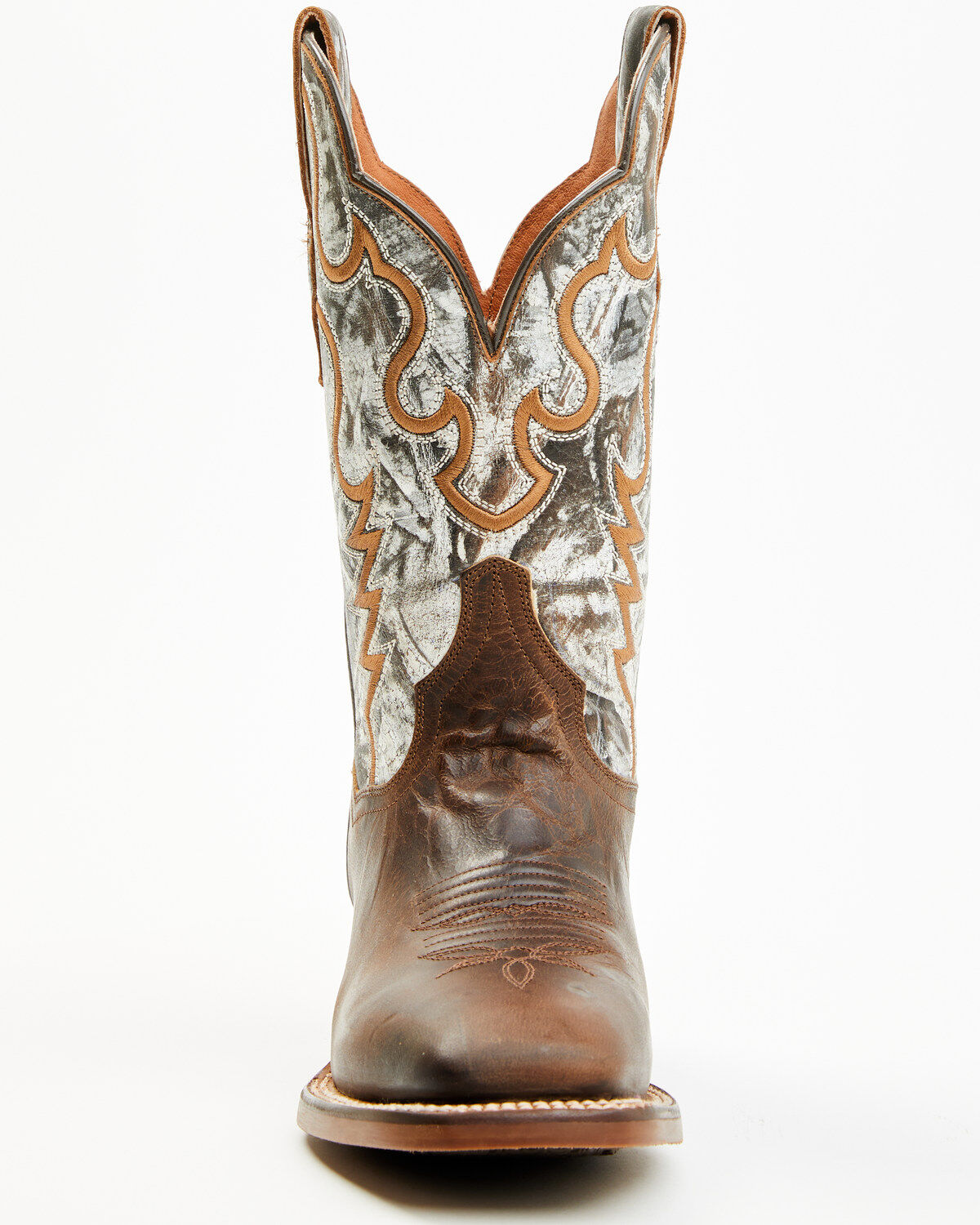 Image #4 - Dan Post Women's Tess Western Boots - Square Toe, Brown, hi-res