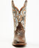 Image #4 - Dan Post Women's Tess Western Boots - Square Toe, Brown, hi-res