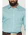 Image #3 - Gibson Trading Co Men's River Flow Medallion Print Long Sleeve Button-Down Western Shirt, Light Blue, hi-res