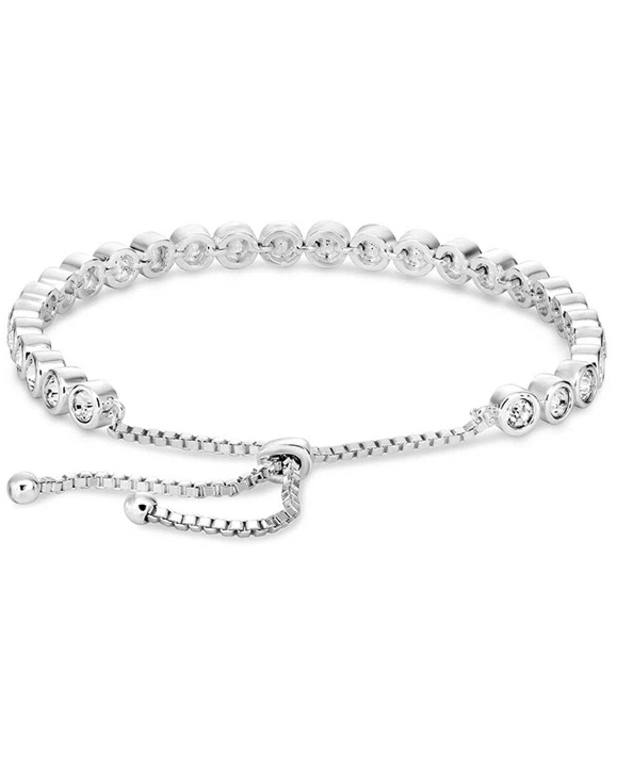 Image #2 - Montana Silversmiths Women's Starry Night Crystal Bracelet, Silver, hi-res