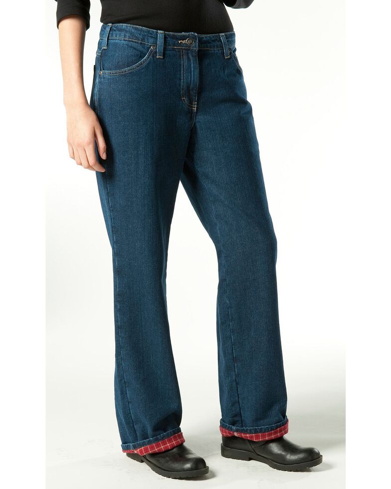 dickies relaxed fit flannel lined work pants