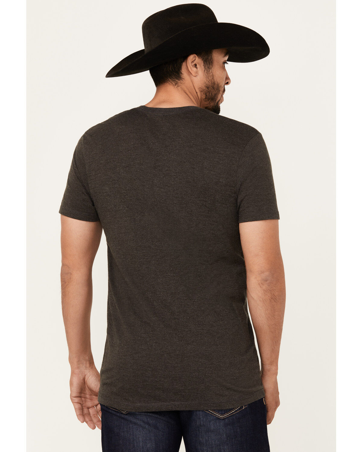 Image #4 - Cody James Men's Ace Skeleton Short Sleeve Graphic T-Shirt, Charcoal, hi-res