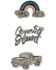 Image #1 - Lainey Wilson Women's Country Heart Pin Set - 3 Piece, Silver, hi-res