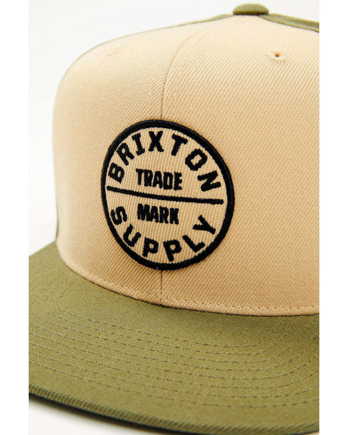 Image #2 - Brixton Men's Oath III Ball Cap, Olive, hi-res