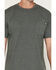 Image #3 - Dickies Men's Short Sleeve Heavyweight Work Shirt, Heather Green, hi-res