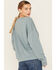 Image #4 - Boot Barn Women's Logo Graphic Crew Neck Sweatshirt, Blue, hi-res