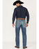 Image #3 - Ariat Men's M4 Riverbend Landry Medium Wash Relaxed Straight Jeans, Blue, hi-res