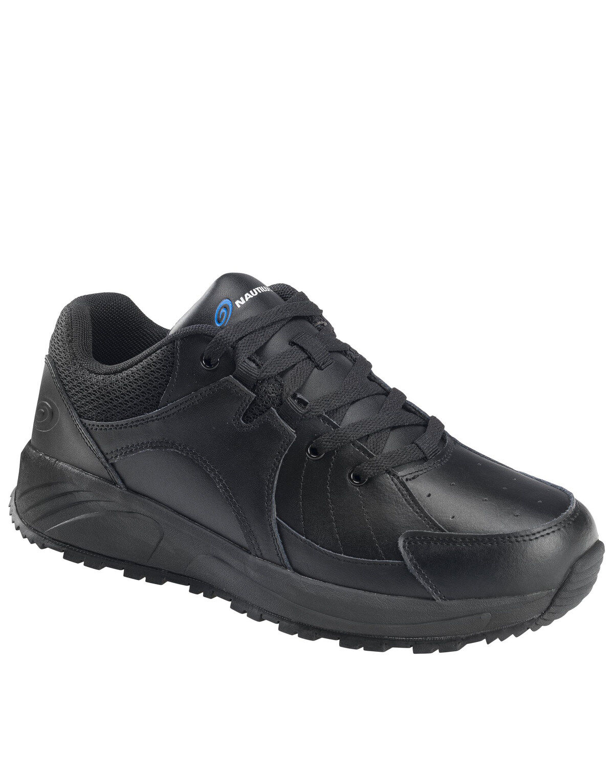 Image #1 - Nautilus Women's Skidbuster Work Shoes - Soft Toe, Black, hi-res