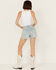 Image #3 - Blank NYC Women's Starstruck Light Wash High Rise Embellished Front Pocket Shorts, Light Wash, hi-res