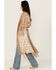 Image #1 - Panhandle Women's Paisley Rose Cardigan, Beige, hi-res