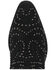 Dingo Women's Denim N Diamonds Studded Western Fashion Booties - Round Toe , Black, hi-res