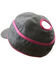 Image #2 - Crown Cap Women's Wool Railroad Ponytail Work Hat, Pink, hi-res