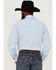 Image #4 - Resistol Men's Bell Solid Long Sleeve Button Down Western Shirt , Light Blue, hi-res