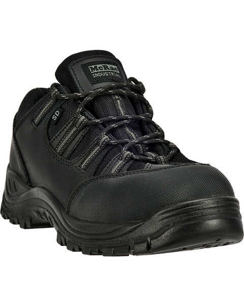 McRae Men's Low Cut Hiker Boots - Composite Toe, Black, hi-res