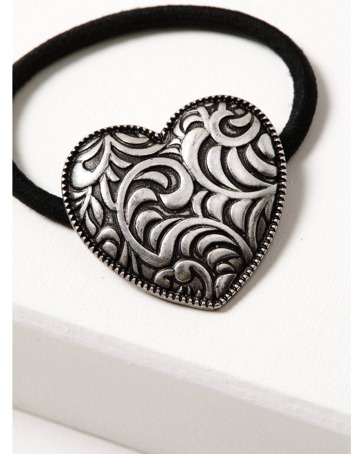 Image #2 - Shyanne Women's Kaylee Concho Hair Tie Set - 2 Piece, Silver, hi-res