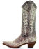 Image #3 - Corral Women's Crater with Bone Embroidery Western Boots - Snip Toe, Brown, hi-res