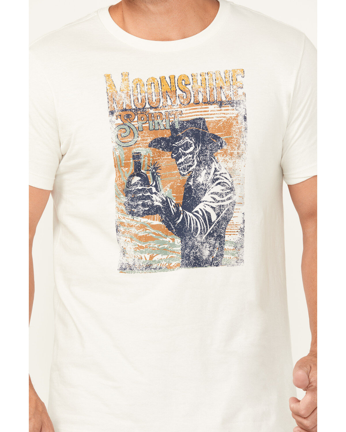 Image #3 - Moonshine Spirit Men's Thumbs Up Short Sleeve Graphic T-Shirt, Tan, hi-res