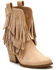 Coconuts by Matisse Women's Logan Western Booties - Round Toe, Natural, hi-res