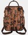 Image #3 - Wrangler Vintage Retro Cowboy Cool Print Backpack, Brown, hi-res