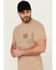 Image #2 - Brixton Men's Valley Cactus Short Sleeve Graphic T-Shirt, , hi-res