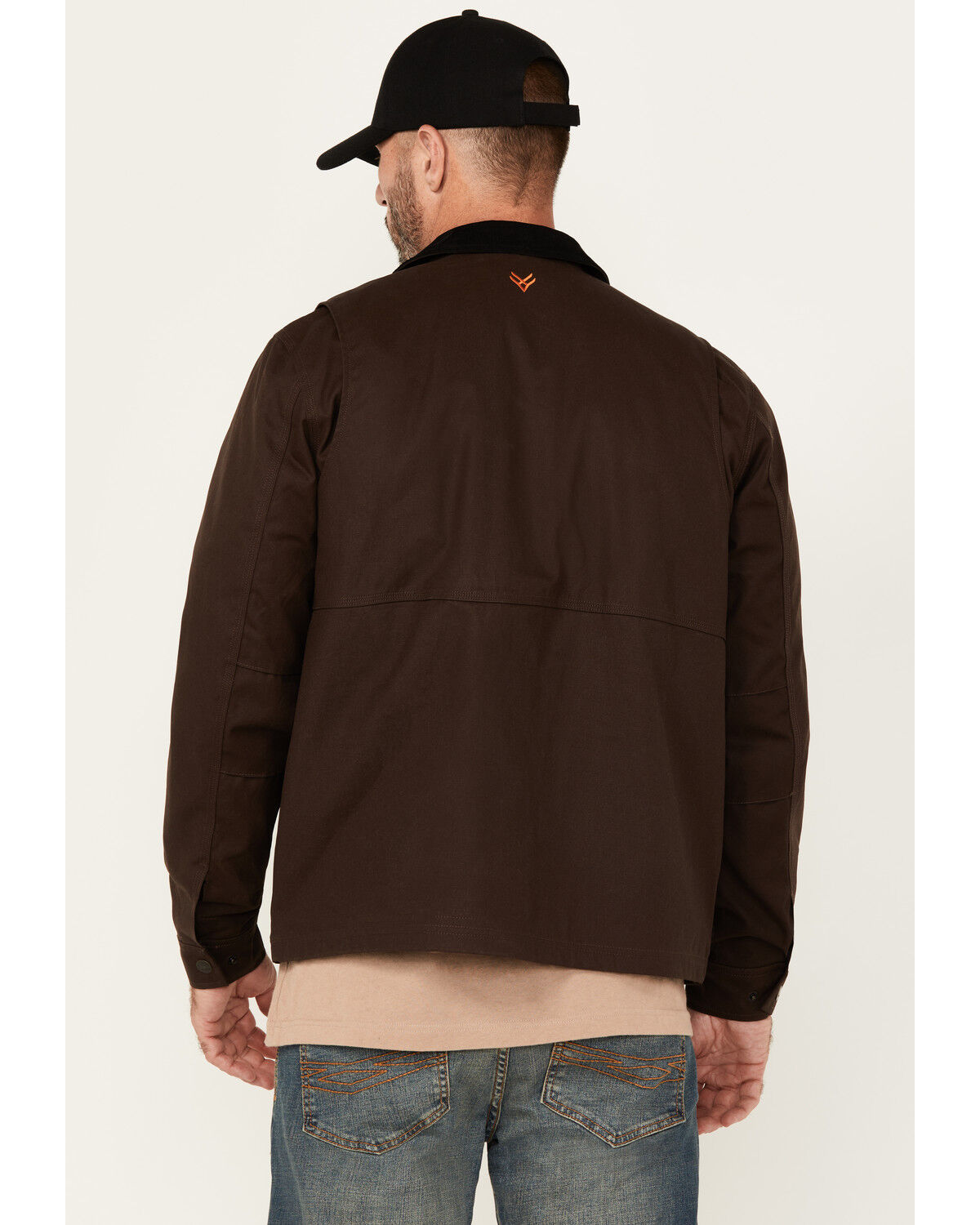 Image #4 - Hawx Men's Oakdale Solid Chore Coat, Brown, hi-res
