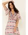 Stetson Women's Southwestern Print Surplice Dress, Multi, hi-res