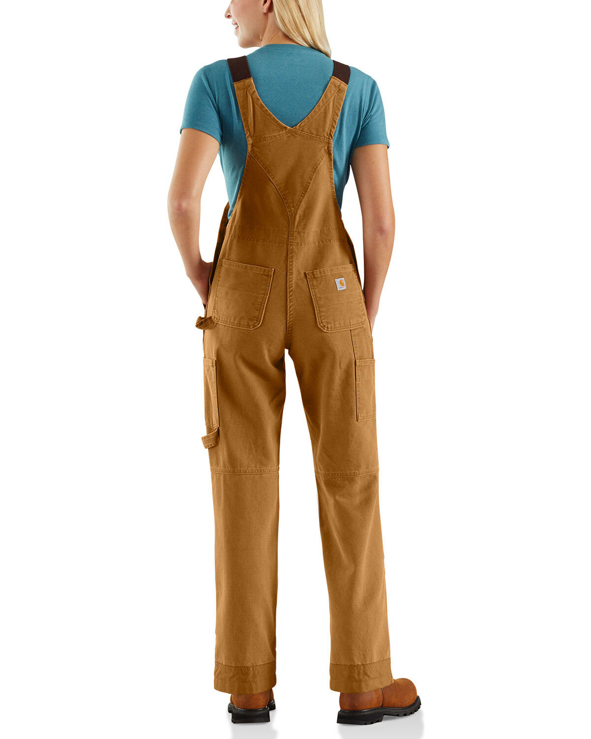Image #4 - Carhartt Women's Wildwood Unlined Bob Overalls, , hi-res