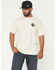 Image #2 - Carhartt Men's Relaxed Fit Lightweight Short Sleeve Graphic T-Shirt, Oatmeal, hi-res