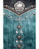 Image #6 - Shyanne Women's Distressed Antique Silver Concho Messenger Bag, Turquoise, hi-res
