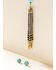 Image #3 - Shyanne Women's Gilded Gold Turquoise Stone Beaded Tassel Set, Gold, hi-res