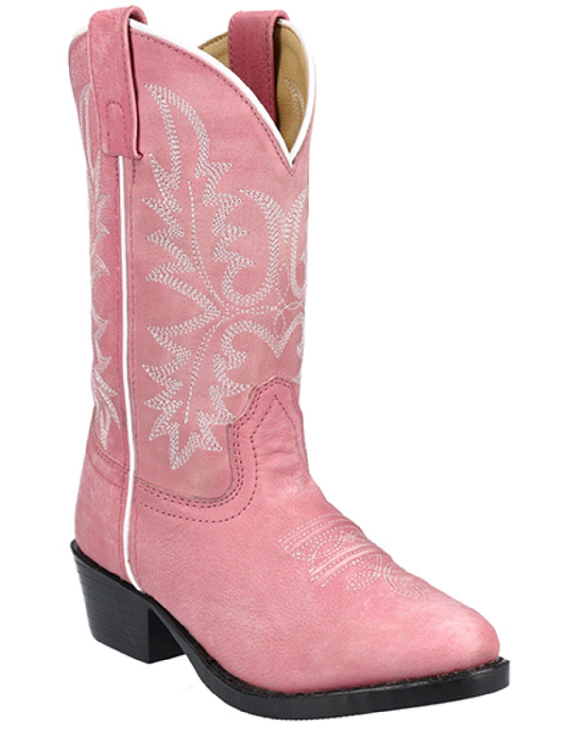 Smoky Mountain Little Girls' Denver Western Boots - Round Toe, Pink, hi-res